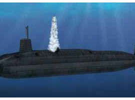 Prefabricated model of the submarine SSBN HMS-28 "Avangard"