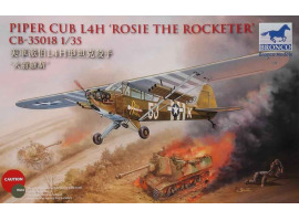 Збірна модель літака Piper Cub L4H Rosie The Rocketeer