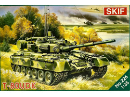 Assembly model 1/35 Tank T-80UDK SKIF MK226