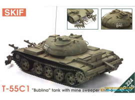 Assembly model 1/35 Tank T-55S1 SKIF MK224