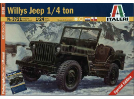 обзорное фото Willys Jeep 1/4 ton Автомобили 1/24