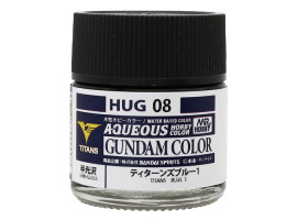 обзорное фото Aqueous Gundam Color (10ml) TITANS BLUE 1 / Синий Титан полуглянцевый Акриловые краски