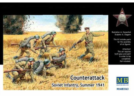 обзорное фото Counter attack soviet infantry summer 1941 Figures 1/35