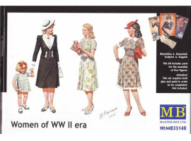 обзорное фото Женщины и ребенок эпохи Второй Мировой Войны Figures 1/35