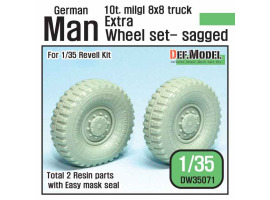 обзорное фото German Man milgl Truck Extra 2ea Sagged Wheel set  Смоляные колёса