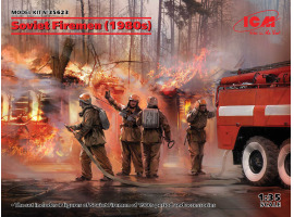 обзорное фото Soviet Firemen (1980s) Figures 1/35