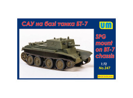 обзорное фото SPG based on the BT-7 tank  Armored vehicles 1/72