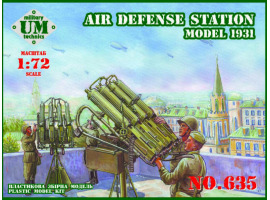 обзорное фото Air Defense station model 1931 Artillery 1/72
