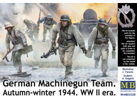 обзорное фото Німецька кулеметна команда. Осінь-зима 1944 р. Епоха Другої світової війни Фігури 1/35