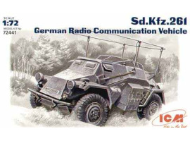 обзорное фото Модель немецкого бронеавтомобиля радиосвязи Sd.Kfz.261 Бронетехника 1/72