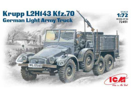 обзорное фото Немецкий грузовой автомобиль Krupp L2H143 Kfz70  Автомобили 1/72