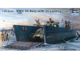 обзорное фото Scale model 1/35 US Navy landing craft LCM (3) from World War II Trumpeter 00347 Fleet 1/35