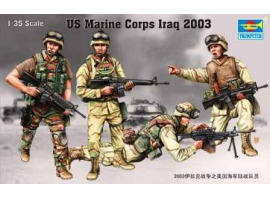 Scale plastic model 1/35 US Marine Corps Iraq 2003 Trumpeter 00407