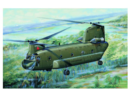 обзорное фото Збірна модель 1/72 Американський вертольот CH-47A Chinook Trumpeter 01621 Гелікоптери 1/72