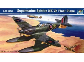 обзорное фото Scale model 1/24 of the British seaplane "Spitfire" MK.Vb Trumpeter 02404 Aircraft 1/24