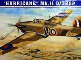 Збірна модель 1/24 Британський літак "Hurricane" Mk.ⅡD/Trop Trumpeter 02417