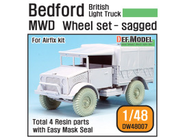 обзорное фото British Bedford MWD Light Truck Wheel set (for Airfix 1/48) Resin wheels