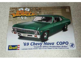 обзорное фото 1969 Chevy Nova COPO Cars 1/25