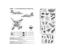 Foxbot 1:32 Digital camouflage masks for the Su-25UB aircraft of the Ukrainian Air Force (No. 62 blue)