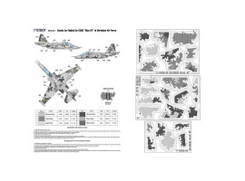 Foxbot 1:32 Маски цифрового камуфляжу для літака Су-25УБ ВПС України (№ 67 блакитний)