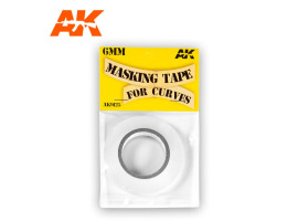 обзорное фото Masking Tape for Curves 6 mm / Маскировочная лента 6 мм для закруглений  Маскировочные ленты