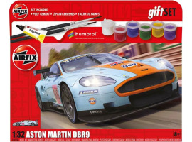 обзорное фото Сборная модель 1/32 автомобиль Aston Martin DBR9 Hanging Gift Set стартовый набор Аирфикс A50110A Автомобили 1/32