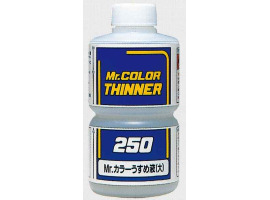 Mr. Color Solvent-Based Paint Thinner, 250 ml / Thinner for nitro paints