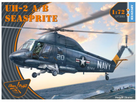 Сборная модель 1/72 американский вертолёт UH-2 А/Б Seasprite Clear Prop 72002