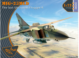обзорное фото Scale model 1/72 fighter MiG-23 MLD The last Ukrainian Flogger-К Clear Prop 72042 Aircraft 1/72