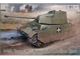 обзорное фото Збірна модель угорського середнього танка 44М Туран ІІІ Бронетехніка 1/72