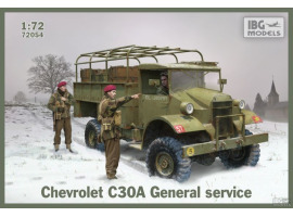 обзорное фото Сборная модель Chevrolet C30A общего обслуживания Автомобили 1/72