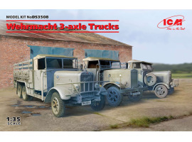 3-вісні вантажні автомобілі Вермахта (Henschel 33D1, Krupp L3H163, LG3000)