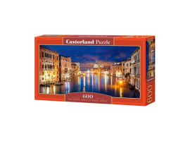 обзорное фото Пазл "Большой канал ночью, Венеция" 600 шт 600 элементов
