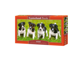 обзорное фото Puzzle "Puppies Jack Russell Terrier" 600 pieces 600 items