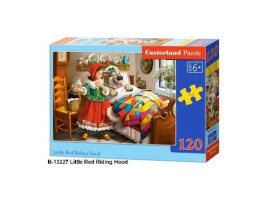 обзорное фото Puzzle "Little Red Riding Hood and the Wolf" 120 pieces 120 items