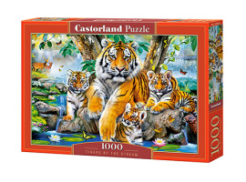 Puzzle TIGERS BY THE STREAM 1000 pieces