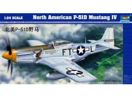 обзорное фото North American P-51D Mustang IV Aircraft 1/24