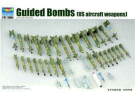 Scale model 1/32 US aircraft weapons -- Guided Bombs Trumpeter 03304