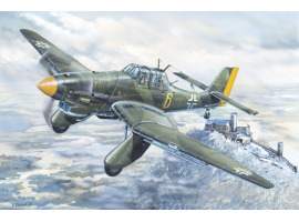 обзорное фото Сборная модель 1/24 Бомбардировшик Ju 87 Stuka Трумпетер 02420 Самолеты 1/24