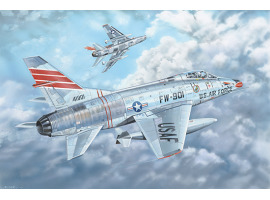 обзорное фото Збірна модель 1/32 Винищувач F-100C Super Sabre Trumpeter 03221 Літаки 1/32