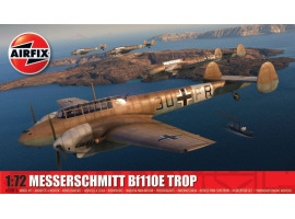 обзорное фото Scale model 1/72 German fighter Messerschmitt Bf110E/E-2 TROP Airfix A03081A Aircraft 1/72