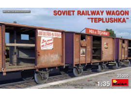 обзорное фото Soviet Railway Car “TEPLUSHKA” Railway 1/35