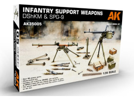 обзорное фото Infantry Support Weapon DShKM & SPG-9 Accessories 1/35