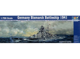 обзорное фото Germany Battleship Bismarck 1941 Fleet 1/700