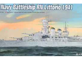 Italian Navy Battleship RN Littorio 1941