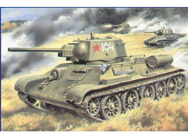 обзорное фото Tank T-34/76 (1942) with stamp turret Бронетехніка 1/72