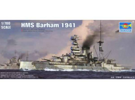 обзорное фото HMS Barham 1941 Fleet 1/700