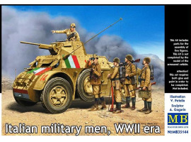 обзорное фото Italian military men, WWII era Figures 1/35