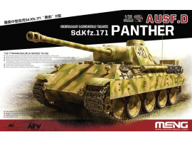 Scale model 1/35 German medium tank Panther Ausf.D Meng TS-038