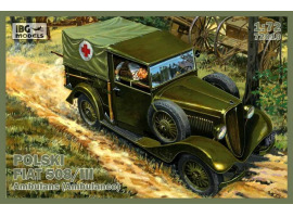 обзорное фото Polish Fiat 508/III (Ambulance) Cars 1/72